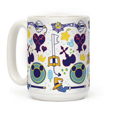 Kingdom Hearts pattern Coffee Mug
